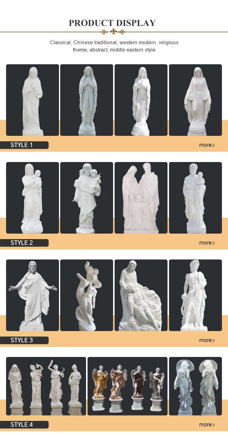 White Marble Weeping Angel Marble Statue