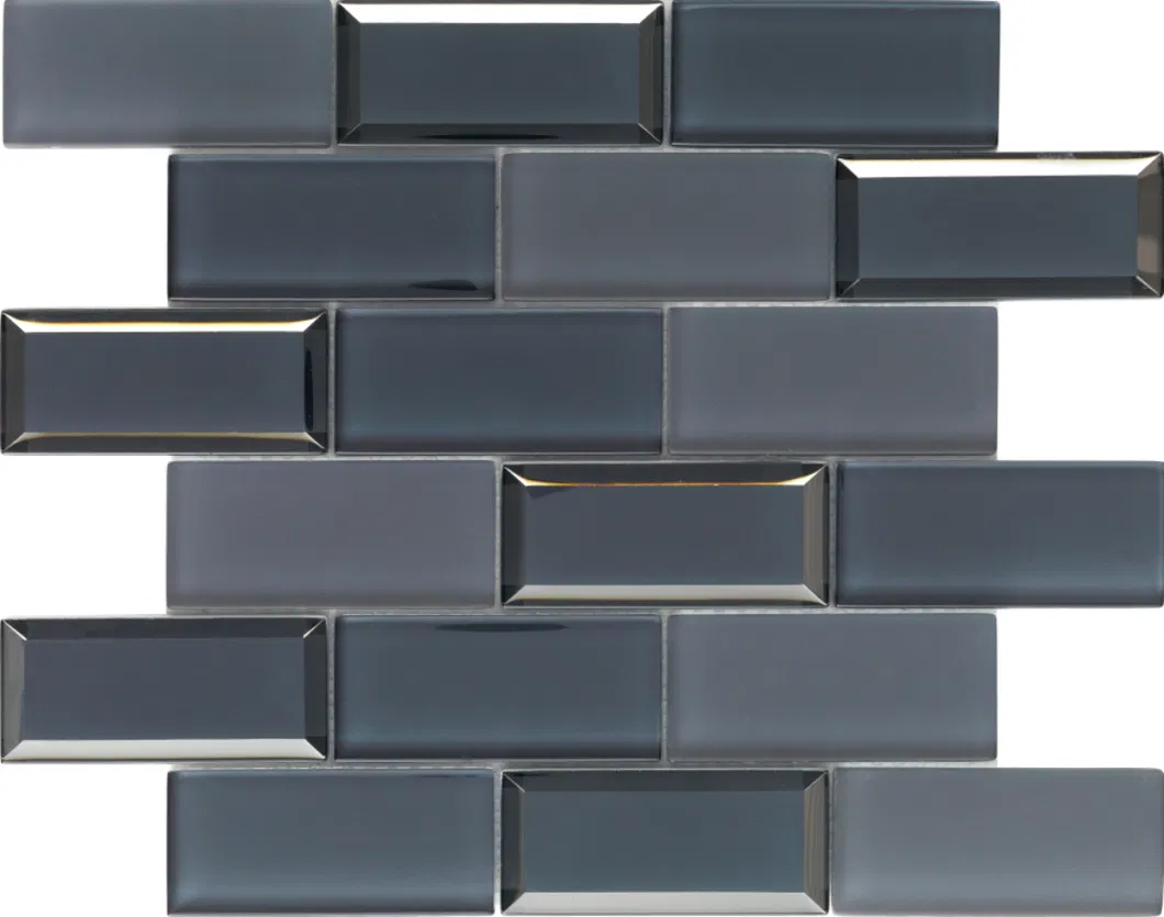 New Building Construction Mosaic Glass Tiles for Bathroom Hotel Project Wall Decorations Glass Mosaic