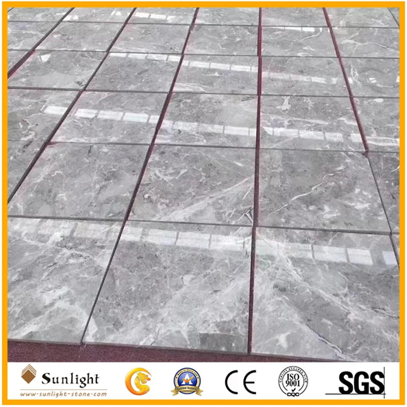 Customized Dimension Natural Athena Grey Marble Tiles for Floor, Wall