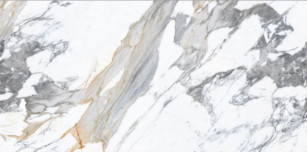 Full Body Marble Look Ceramic Floor Tile 750X1500mm