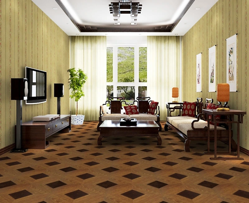 Shaneok Luxury Popular Selling Art Parquet Wooden Flooring