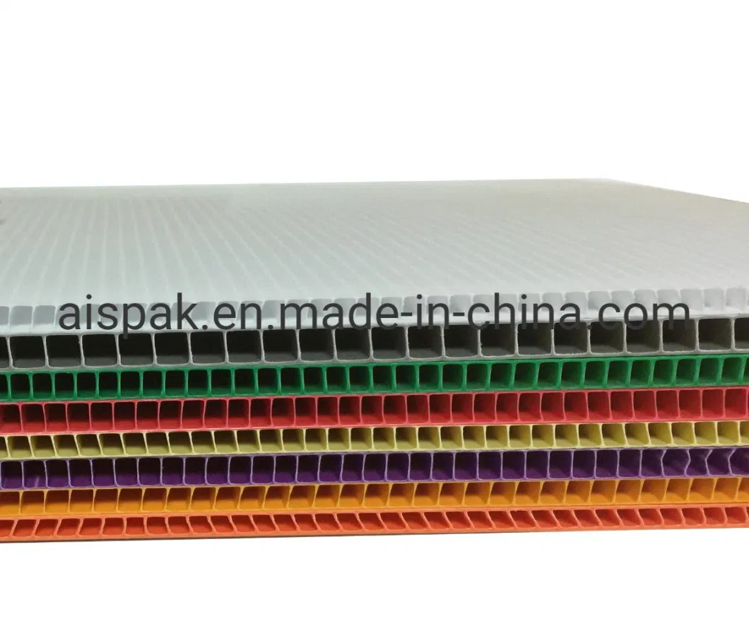 PP Corrugated Plastic Sheeting Roof Wall Tiles Concrete Floor Protection