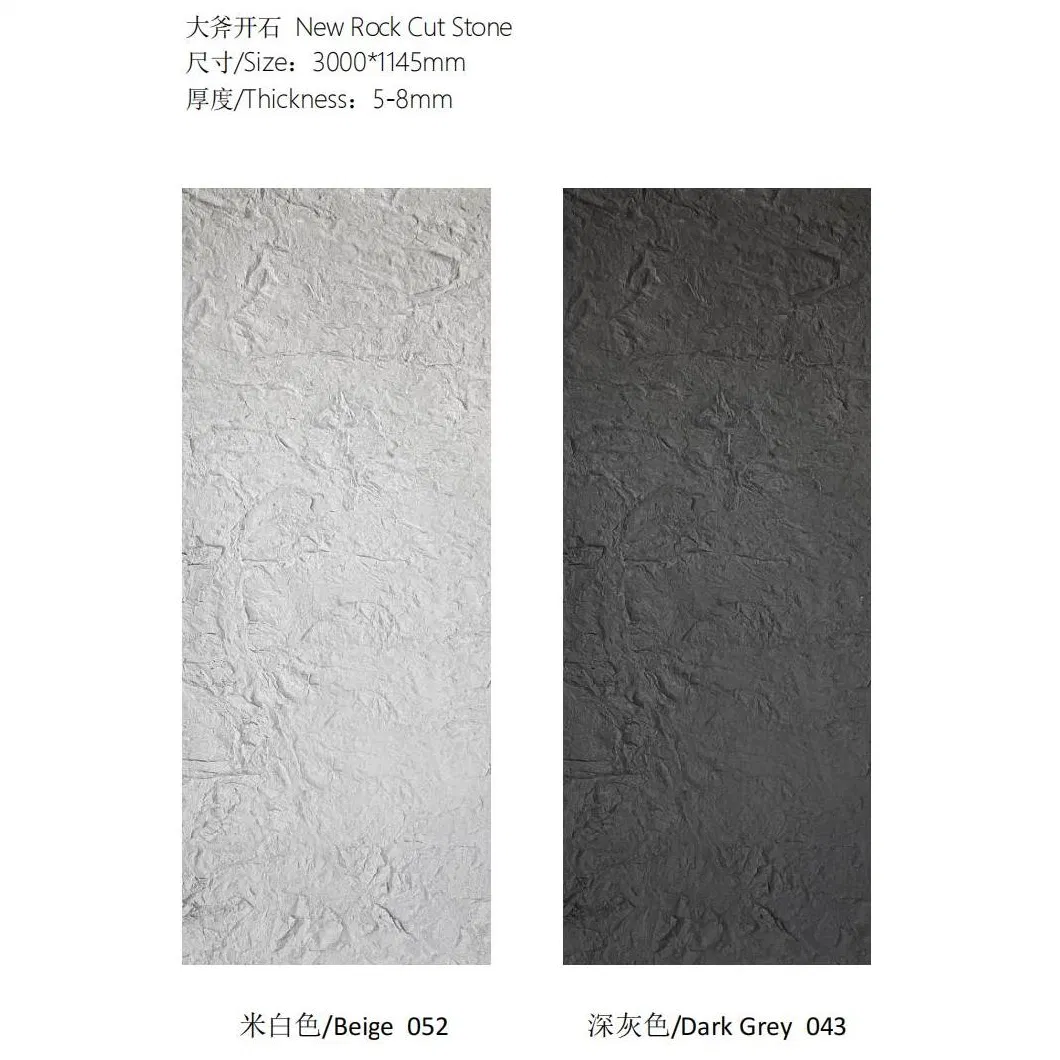 Modern Design Fireproof New Material Lightweight Wall Ceramic Soft Stone Wall Cladding Flexible Mcm Tiles