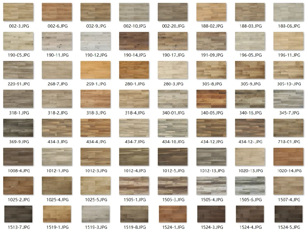 High Quality Indoor 4mm 4.5mm 5mm Gray Grey Color Waterproof Virgin Wood Design Vinyl Plank PVC Laminated Flooring Tiles/ Spc Rvp Click Flooring