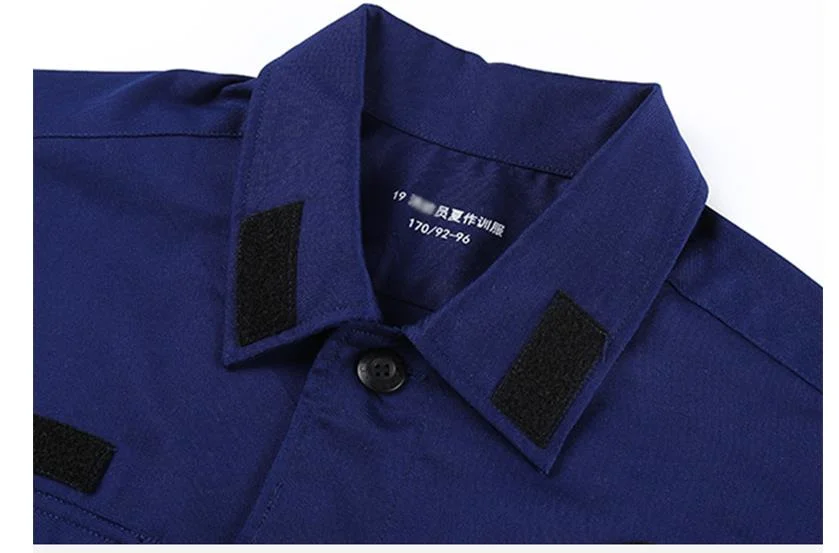 Navy Blue Wholesale Rip-Stop Tactical Uniform Dark Blue Workwear Uniform