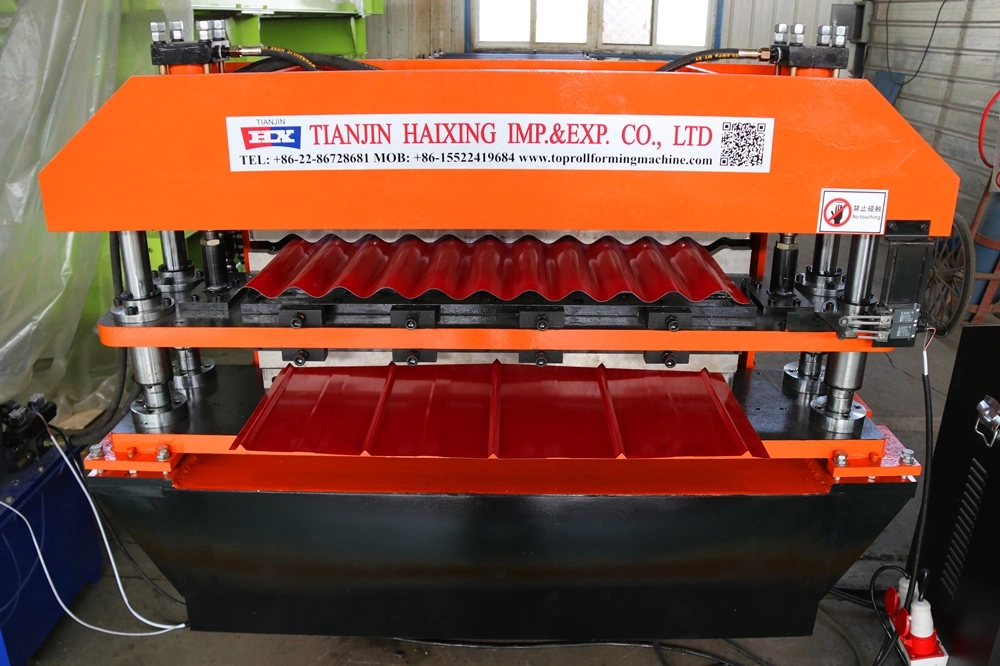 Corrugated Tile Zincalum 5V Metal Roof Tile Making Machine