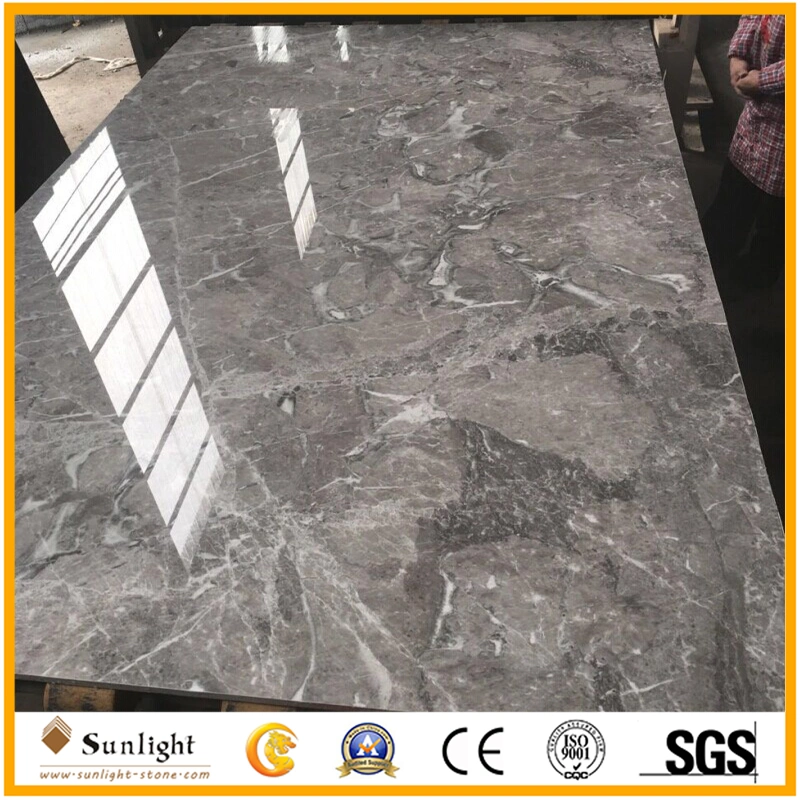 Customized Dimension Natural Athena Grey Marble Tiles for Floor, Wall