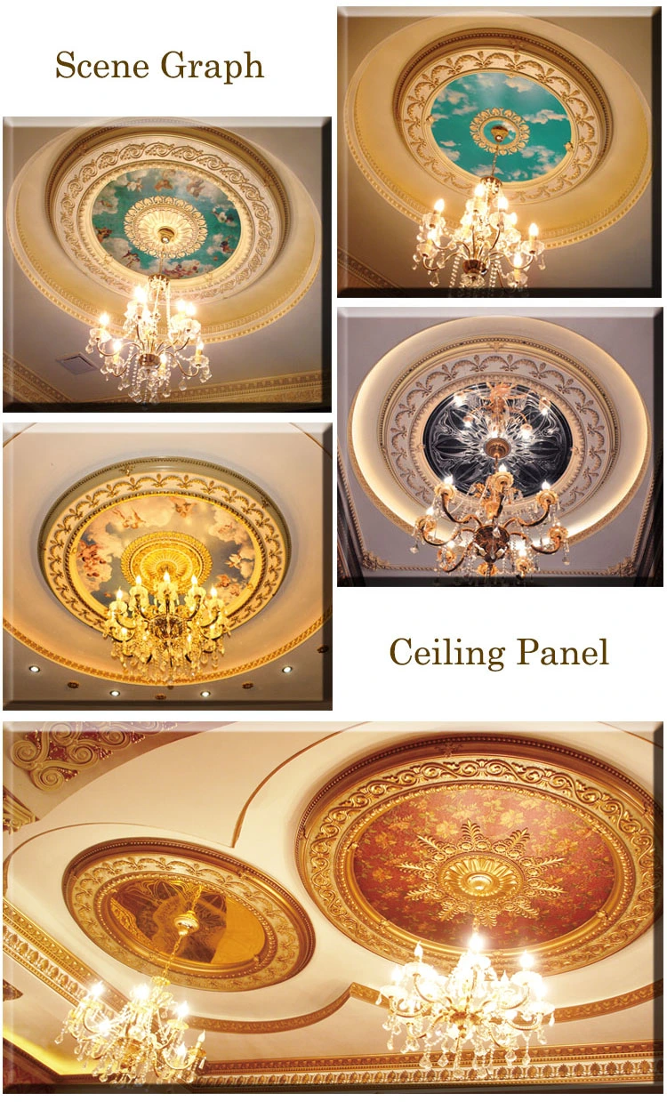 Decorative Artistic Ceiling Tiles Square Top Wall Plaque for Room