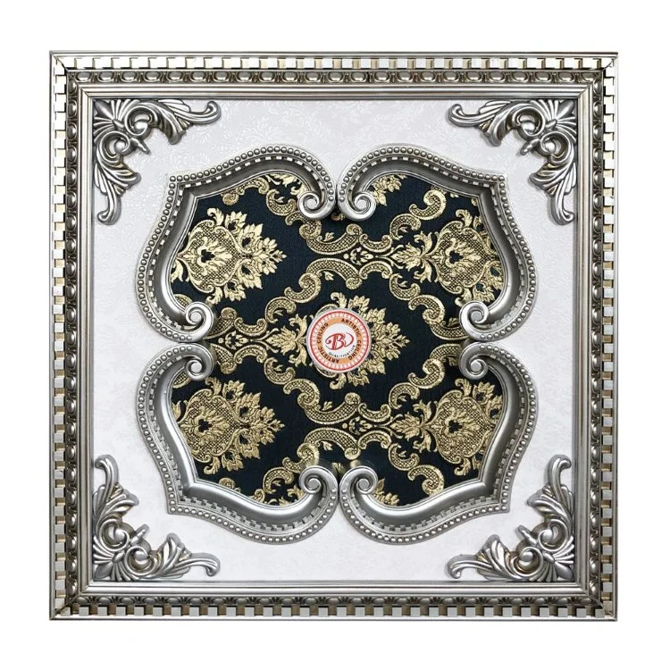 Decorative Artistic Ceiling Tiles Square Top Wall Plaque for Room