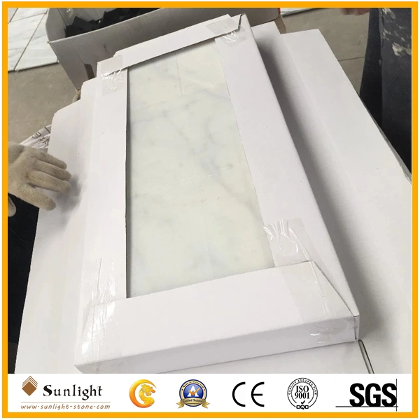 China Carrara Guangxi White Marble Floor Flooring Tiles