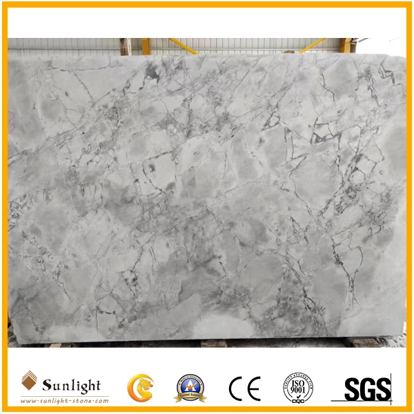 Popular Natural Stone Calacatta Grey Marble Slabs for Floor/Wall Tiles