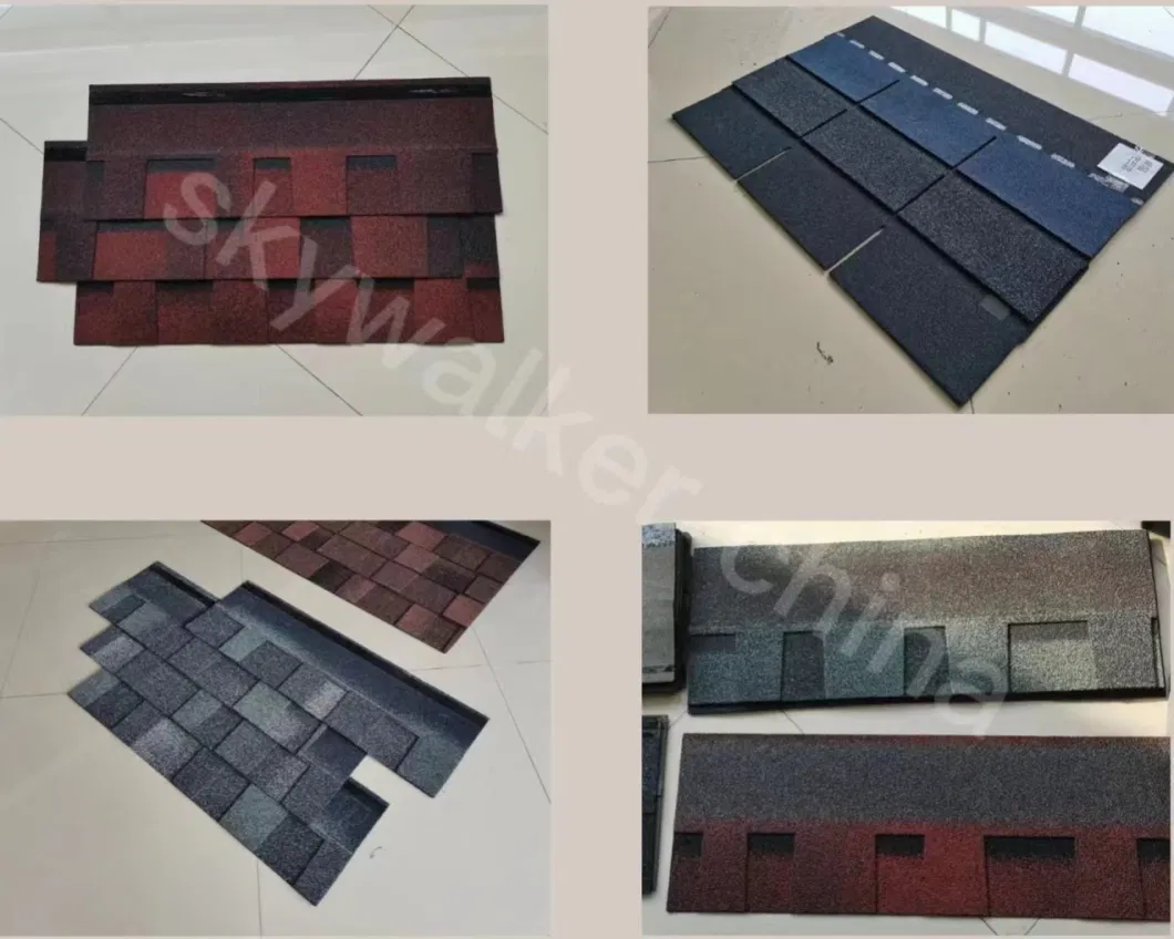 Fireproof Wooden House Asphalt Roofing Shingles