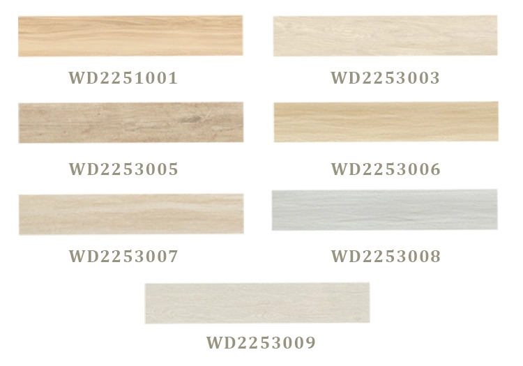 Quality Luxury Wood Like Ceramic Tiles Floor Gray Vitrified Wooden Tiles for Living Room 200X1200mm