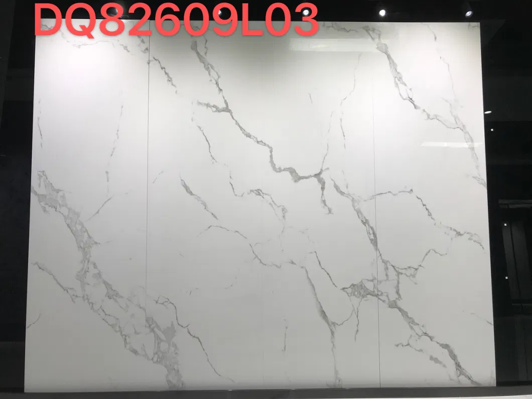 800*2600mm Background Dining Room Hotel Hall Porcelain Fullbody Marble Look Feshion Design Building Material Slab Stone Tile