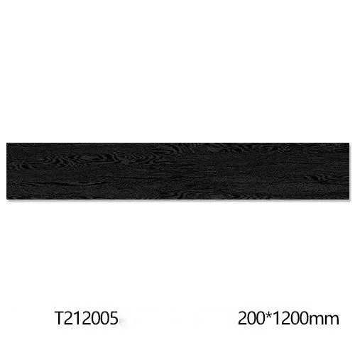 Black 3D Inkjet Rustic Porcelain Wood Tile Flooring Ceramic Wood Tile for Sale