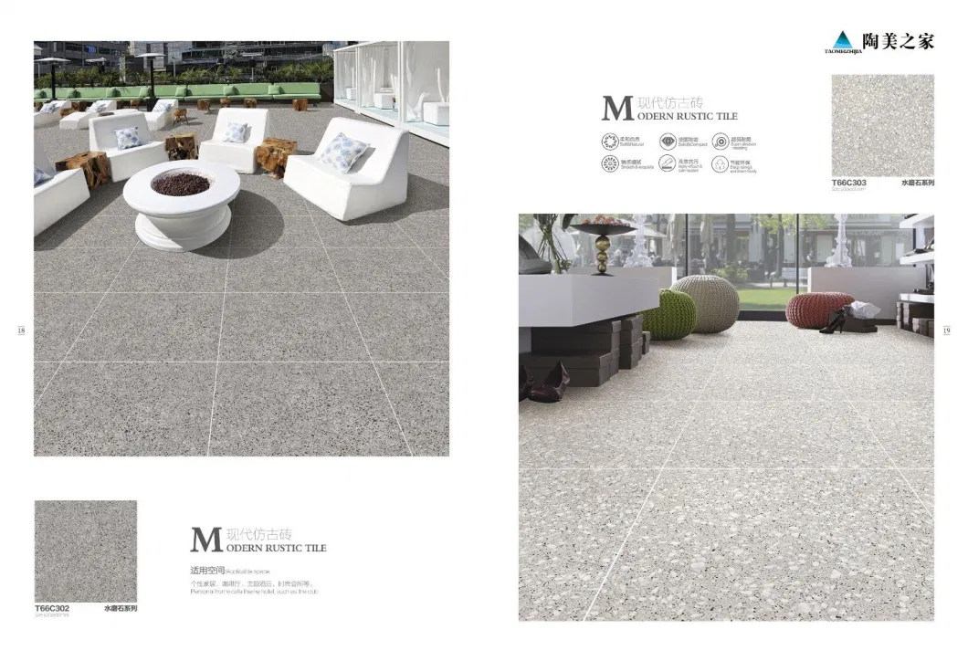 600*600 mm Exterior Granite Flooring Porcelain Tiles for Garden