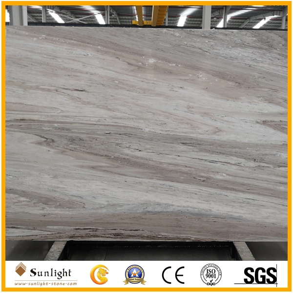 Polished Cheap White Blue Galaxy Marble Tiles for Flooring, Wall