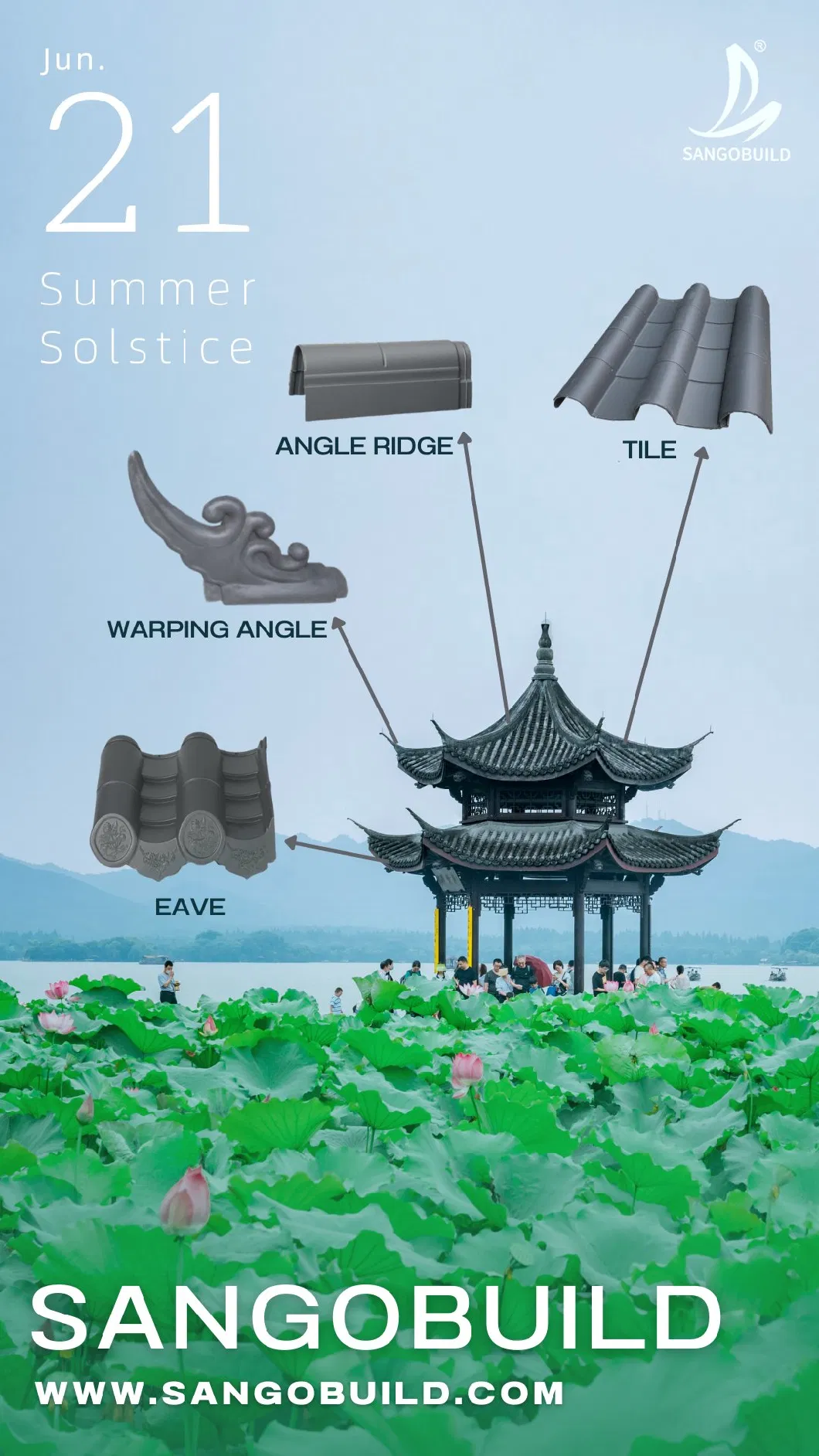 Roof Tiles China Polymeric Roof Temple China Roofing Tiles for Chemical Acid Storage Boildings