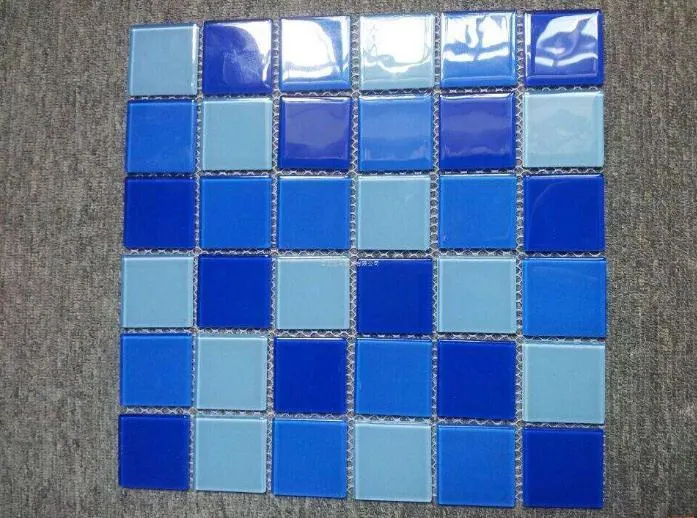 Shiny White Glass Mosaic Tile for Wall Decoration