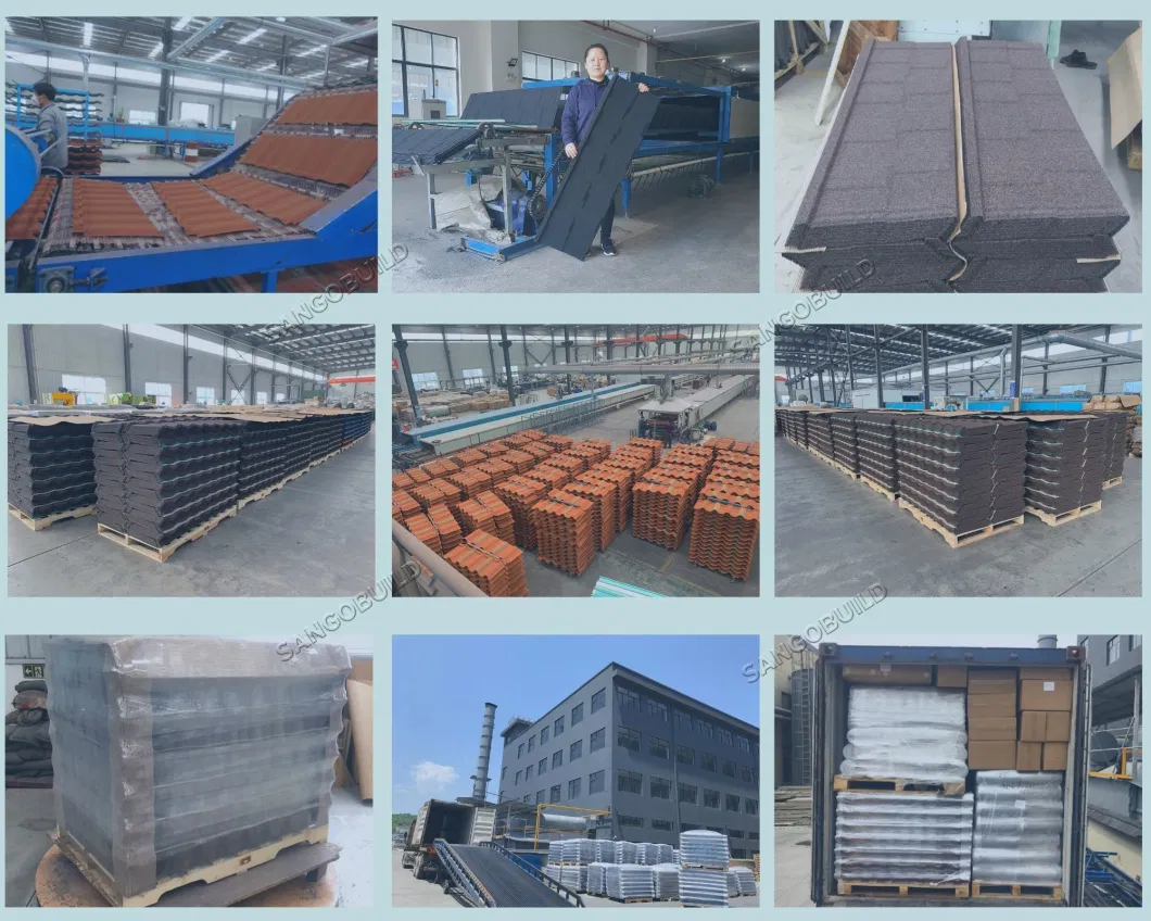 30 Years Warranty Newest Building Construction Materials Galvanized Corrugated Steel Sheet Wood Shingle