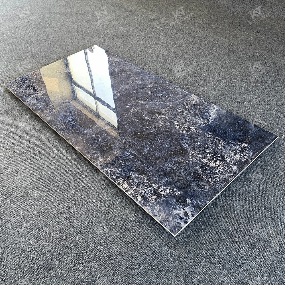 Foshan 75X150 750X1500 Luxury Marble Polished Pisos Porcelanato Blue Porcelain Tile