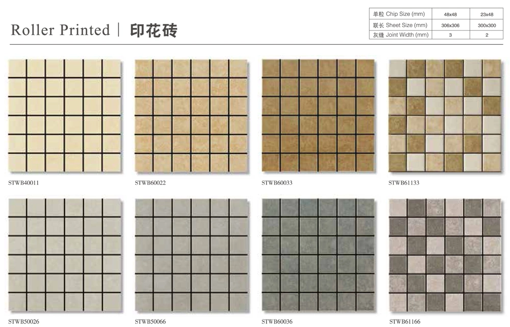 Simple Style Black Glossy Square Backsplash Tiles Kitchen Ceramic Floor Porcelain Mosaic Tile