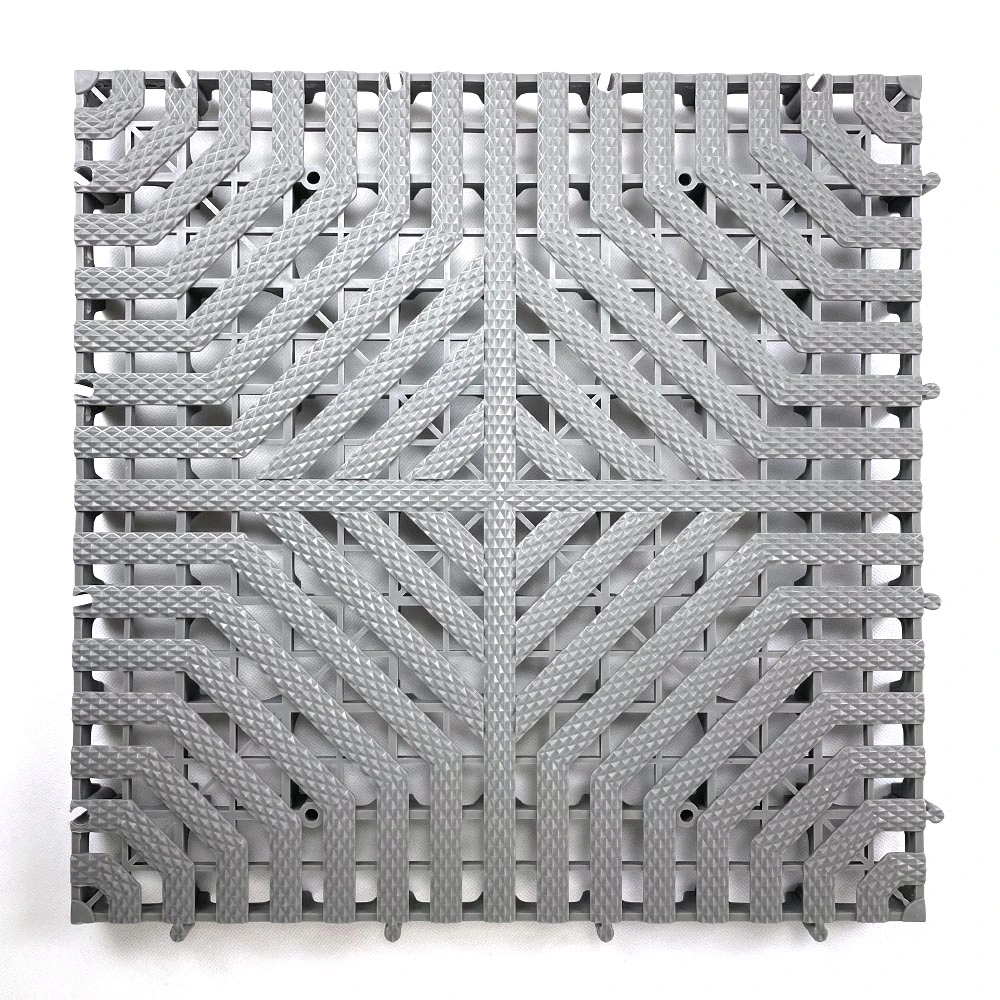 40X40X3 Free Design Garage Flooring Mat Tiles Interlocking Plastic for Car Wash