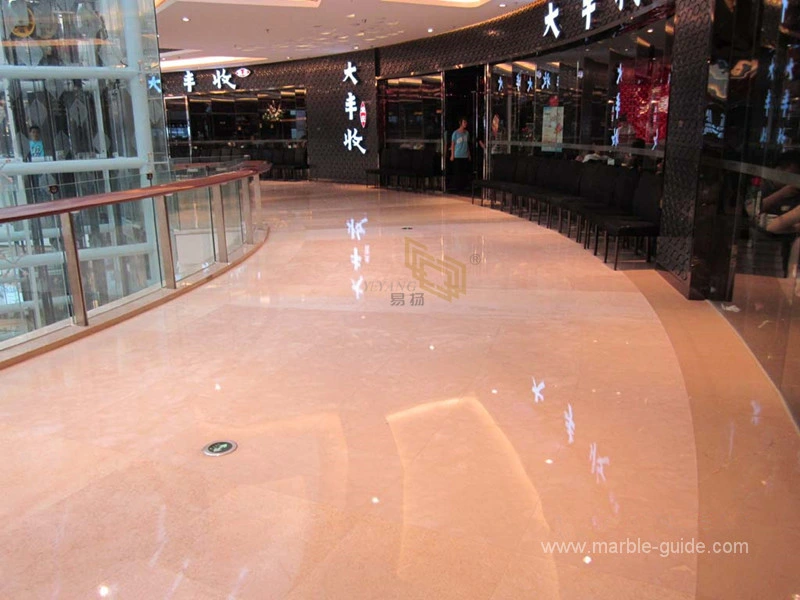 China Shayan Beige Marble Tiles for Flooring/Wall Staircase/Interior Hotel Projects