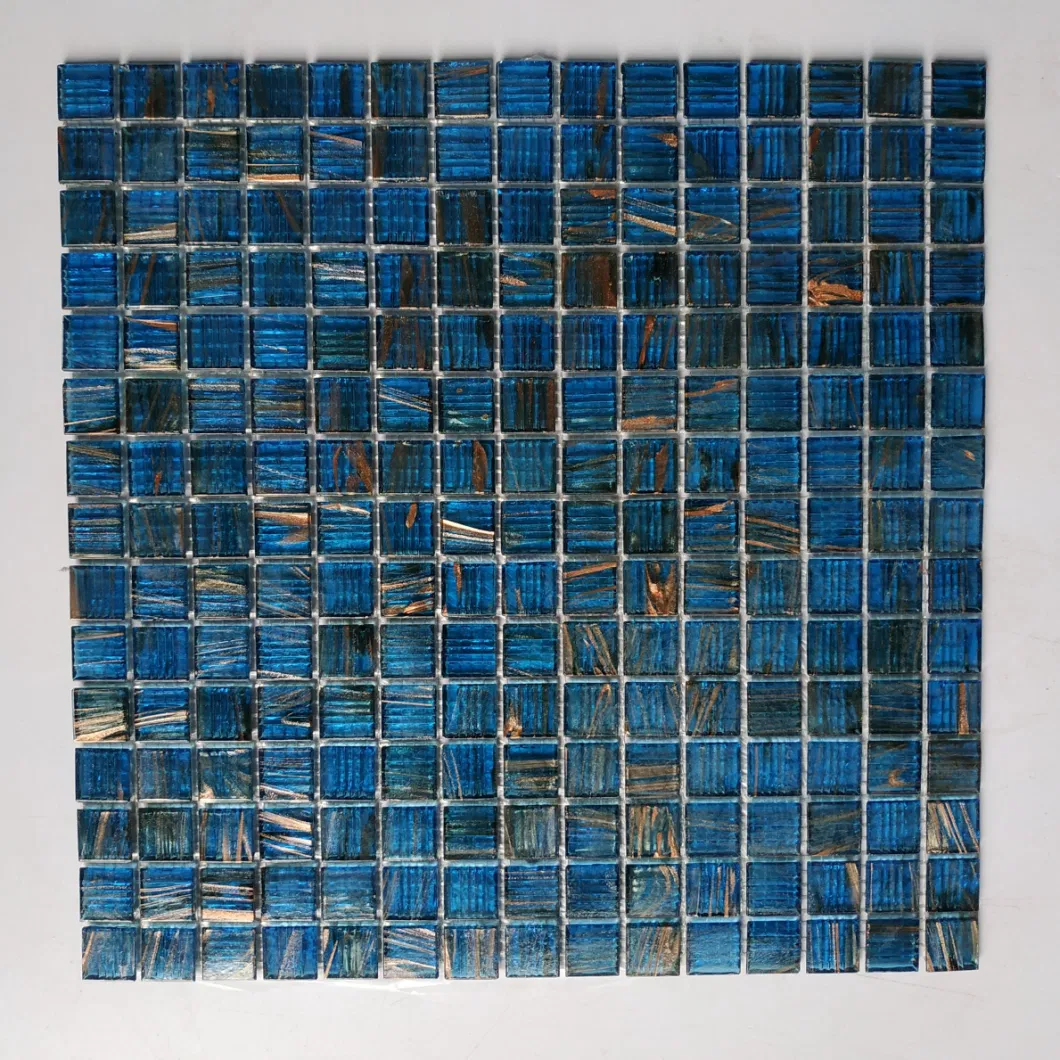 Swimming Pool Tiles Glass Mosaic Tile for Bathroom Non-Slip Tile