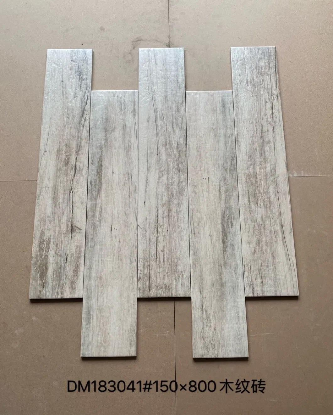 China Living Room Nice Decoration 150X800mm Glazed Ceramic Wooden Floor Wall Tile