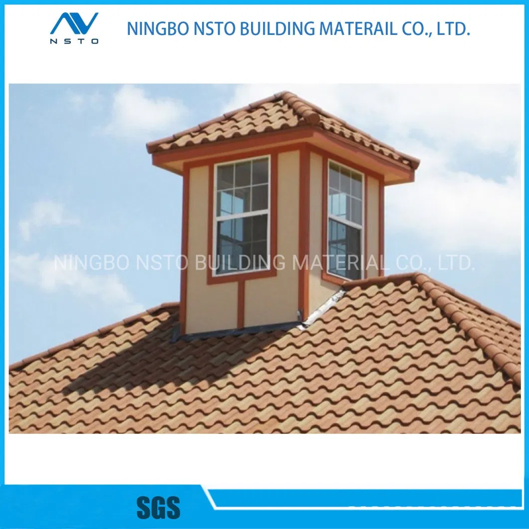 Modern Rome Tiles Metal Roof Tiles on Sale 1340*420 mm