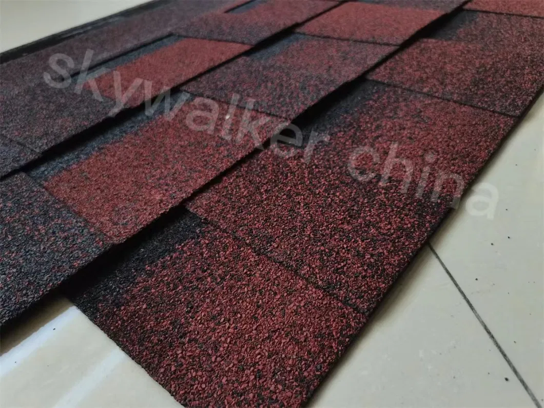 China Changeable Shapes Asphalt Shingles Stone Coated Roof Shingles