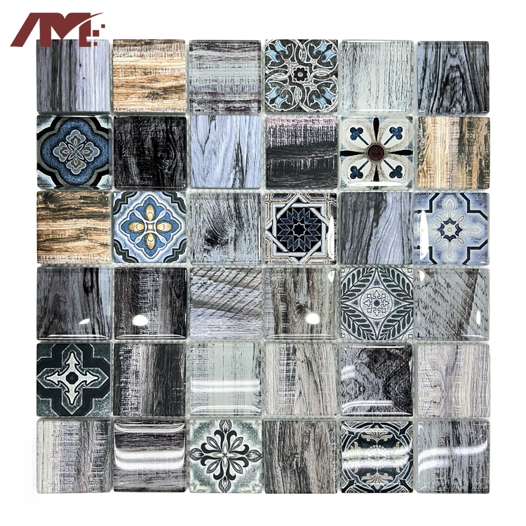 Wholesale China Supplier Hotel Bathroom Kitchen Wall Crystal Glass Mosaic Tiles