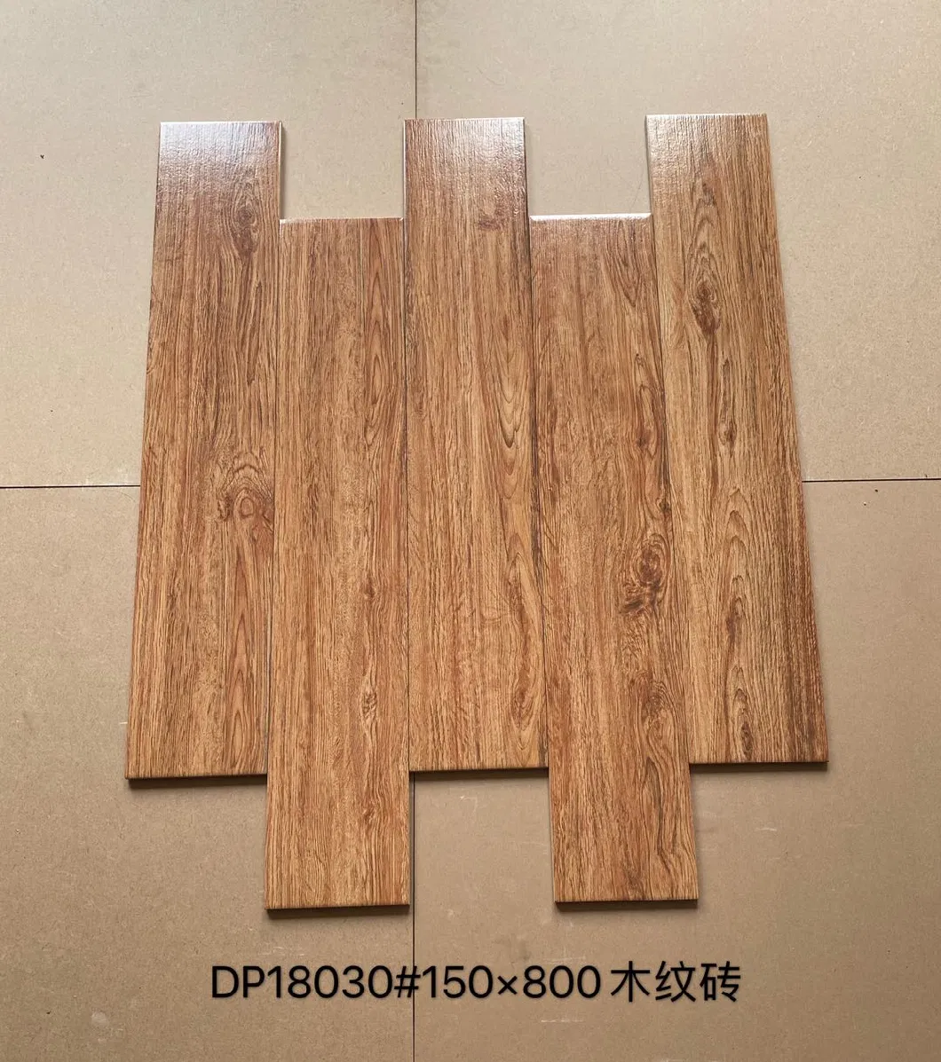 China Living Room Nice Decoration 150X800mm Glazed Ceramic Wooden Floor Wall Tile