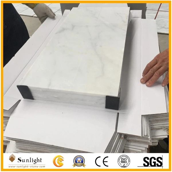 China Carrara Guangxi White Marble Floor Flooring Tiles