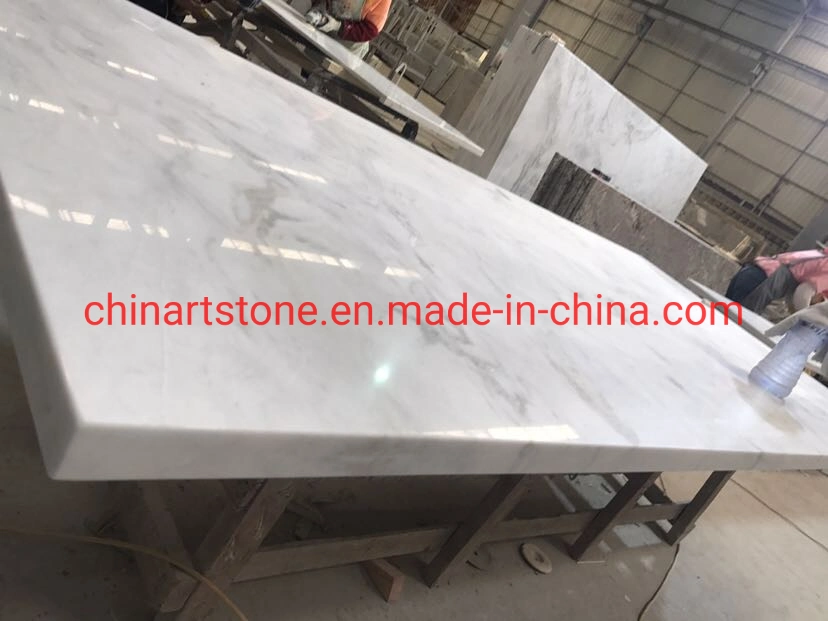 Chinese White Marble/Quartz Vanity Top and Countertop for Cabinet