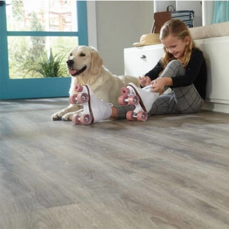 Excellent Quality Luxury Spc Vinyl Flooring Interlocking Flooring Tile for Kitchen Apartment Living Room
