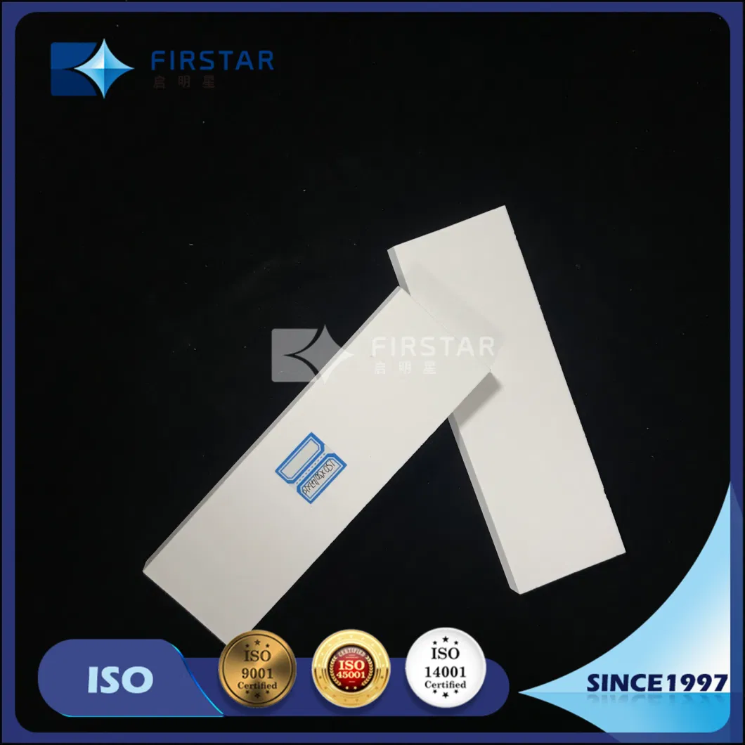 Abrasive Wear Resistant Alumina Ceramic Trapezoidal Pipe Tiles for Cyclones Liner