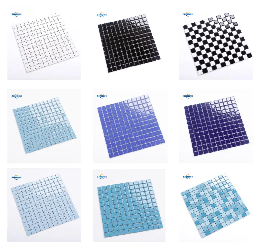 Swimming Pool Ceramic Tiles Crackle Ceramic Mosaic Wholesale Mosaic Tiles