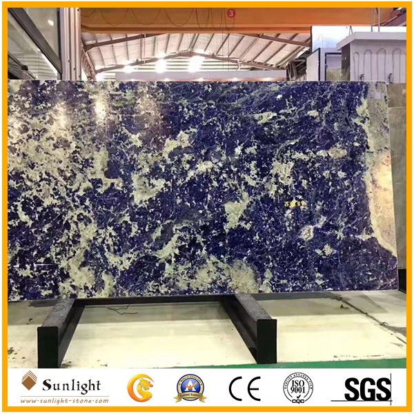 Hot Sale Luxury Stone Bolivia Blue Slabs, Wall Bookmatch Slabs, Sodalite Blue Granite