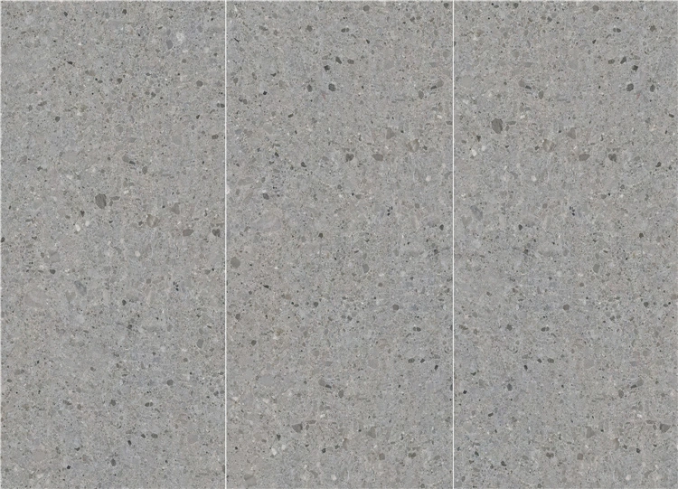 Anti Slip Beige Terrazzo Look Vitrified Porcelain Tile for Floor and Wall