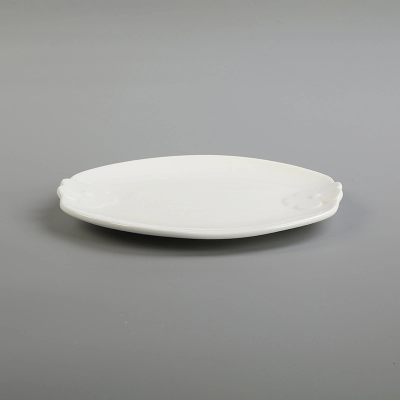 Dinner Porcelain Bamboo Fiber Tableware Sets Ceramic 4 Piece for 1 Wholesale Custom Plate Biodegradable Bone Dinnerware Set