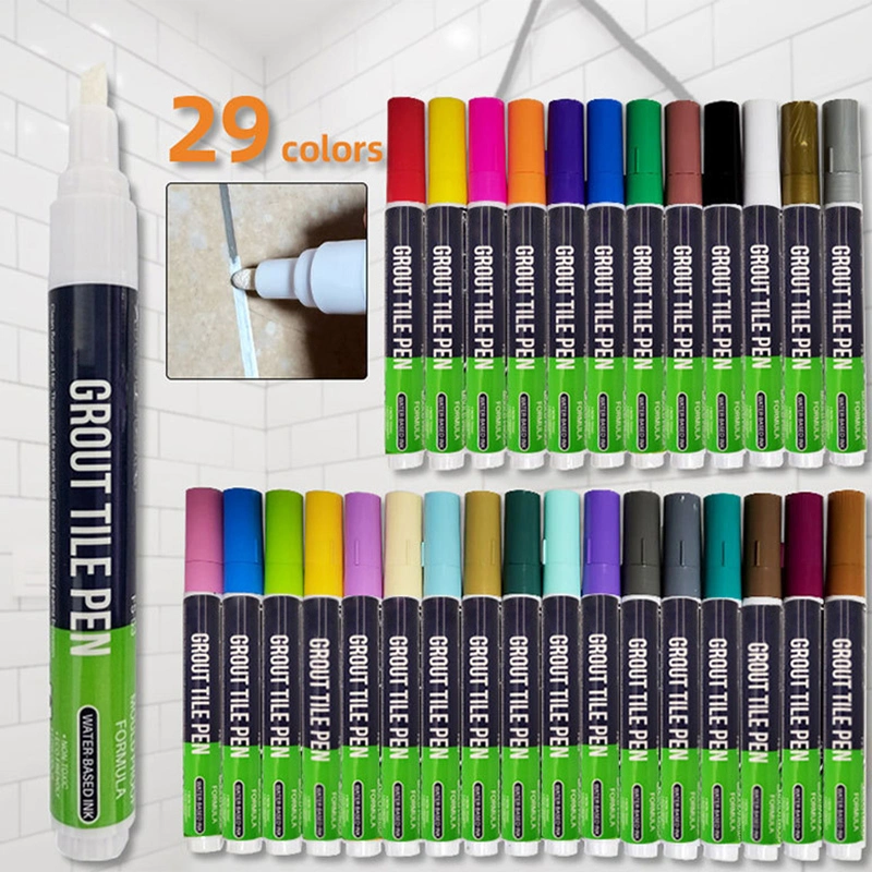Promotional 24 Colors Waterproof Grout Tile Marker Pen