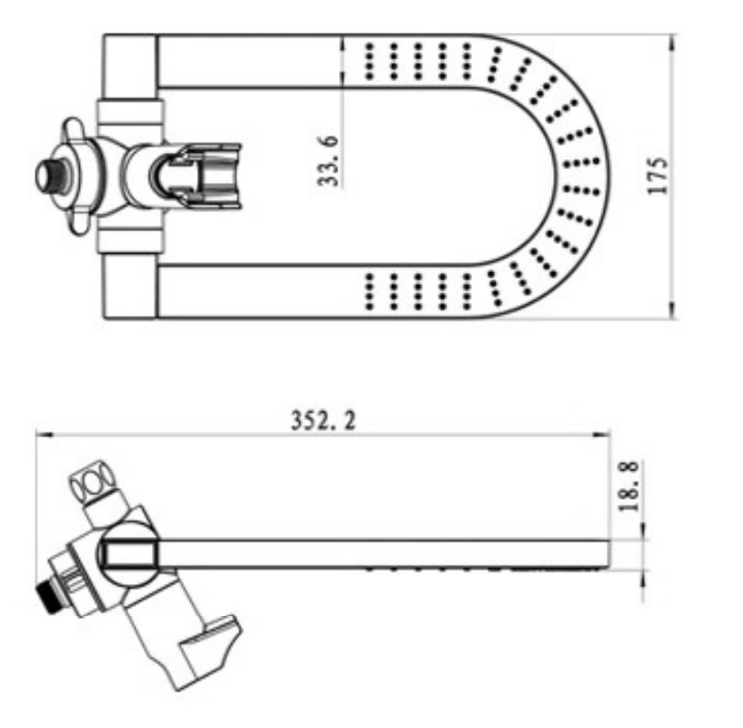 2in1 Shower Combo Hot Sell Shower Head and Hand Shower Adjustable Shower