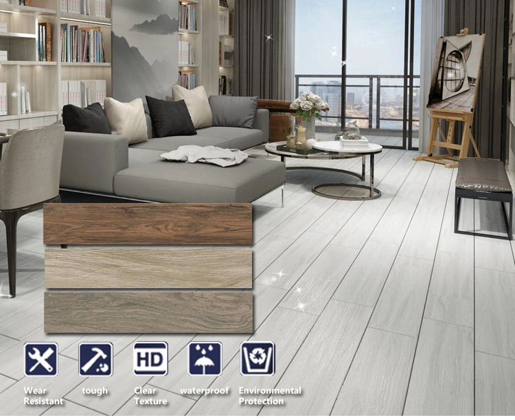 200X1000mm/20X100cm Matt Surface Non-Slip Wood Like Ceramic Tiles Floor