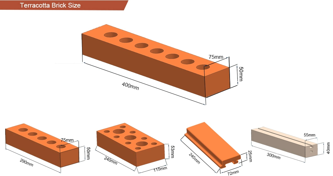 Togen Ceramic Brick Tiles Clay Bricks Wall Cladding Facade