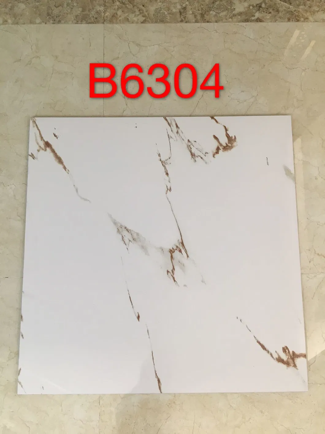 Building Material of Copy Marble Tile Flooring 60X60 Porcelain Polished Glazed Wholesale Ceramic Floor Wall Interior Tile