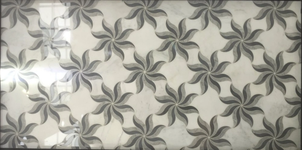 White Marble Mosaic and Mosaic Tiles for Wall Decoration