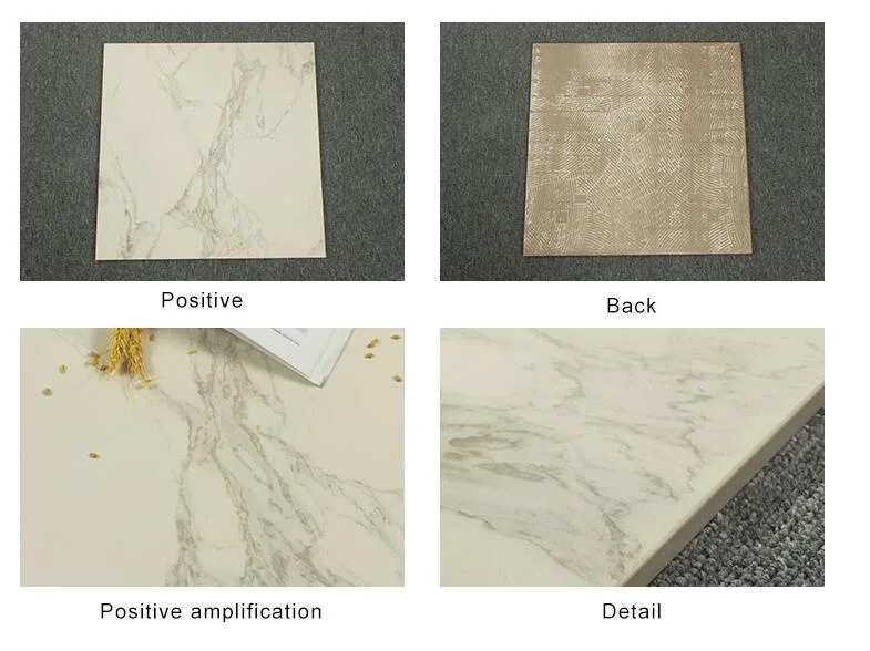 New Design Beige Color 800X800 Full Polished Glazed Porcelain Floor Marble Tile