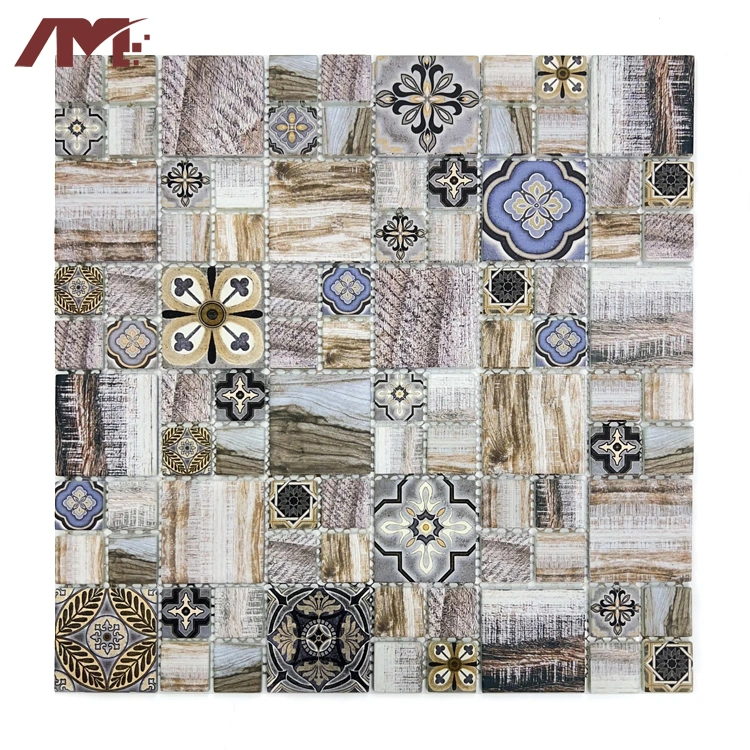 Wholesale China Supplier Hotel Bathroom Kitchen Wall Crystal Glass Mosaic Tiles